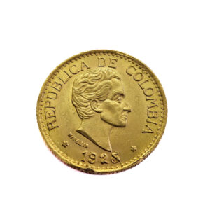 Colombia 5 Peso 1927 Simon Bolivar