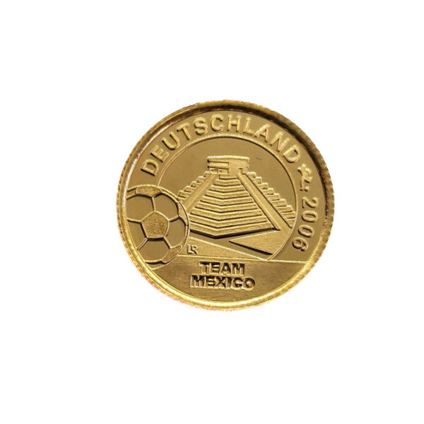 Liberia 10 Dollars 2004 Team Mexico