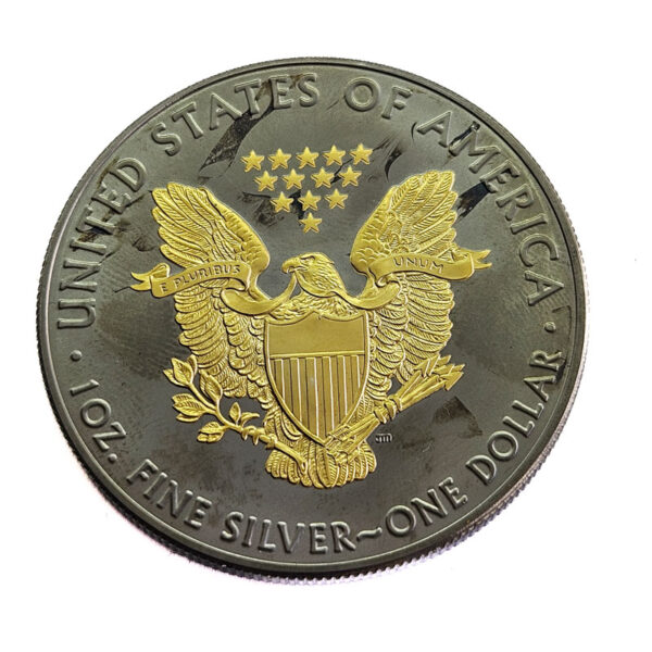 USA 1 Dollar 2016 American Silver Eagle - Golden Enigma - Walking Liberty