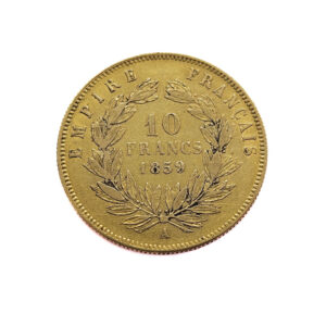 France 10 Francs 1859-A Napoleon III