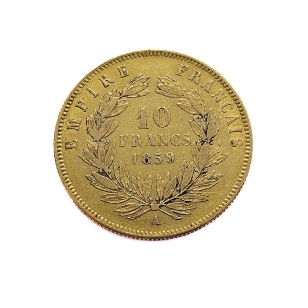 France 10 Francs 1859-A Napoleon III