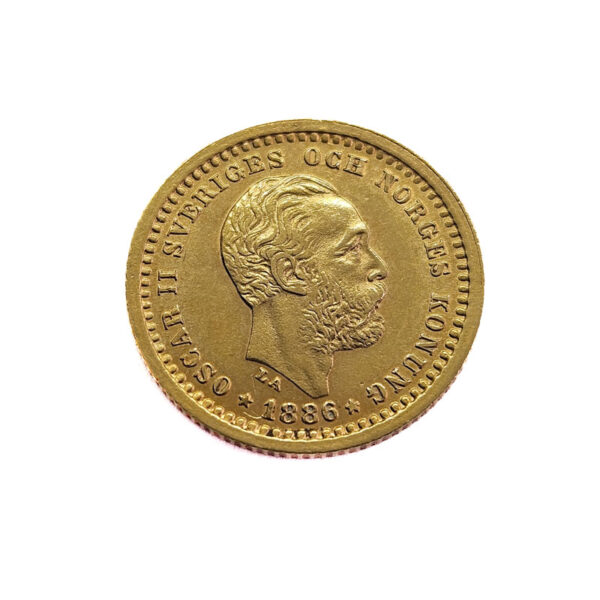 Sweden 5 Kronor 1886 Oscar II