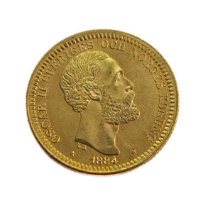 Sweden 20 Kroner 1884 Oscar II