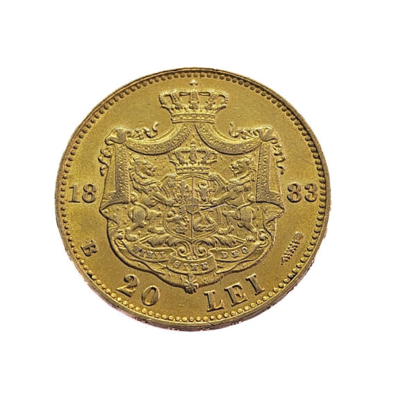 Romania 20 Lei 1883-B Carol I
