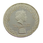 Tokelau 5 Dollars 2022 Aquarius - Elizabeth II