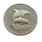 Turks and Caicos Islands 20 Crowns 1998 Bottle-nosed Dolphin