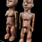 Ancestor couple - Wood - Lobi - Burkina Faso