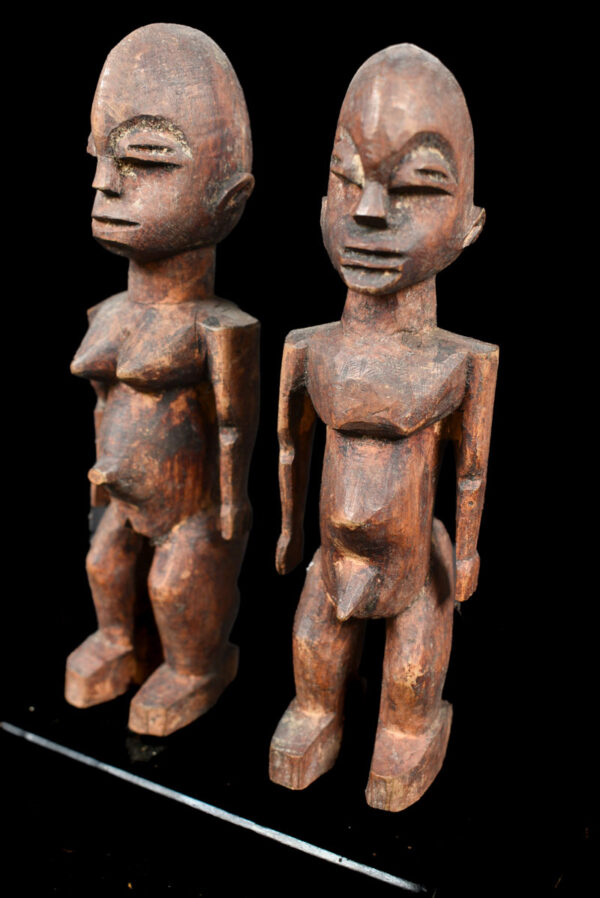 Ancestor couple - Wood - Lobi - Burkina Faso
