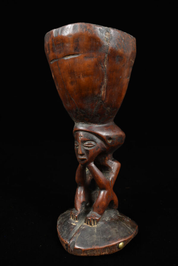 Ceremonial cup - Wood - Suku / Yaka - DR Congo