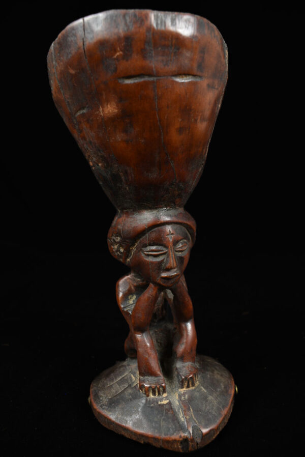 Ceremonial cup - Wood - Suku / Yaka - DR Congo