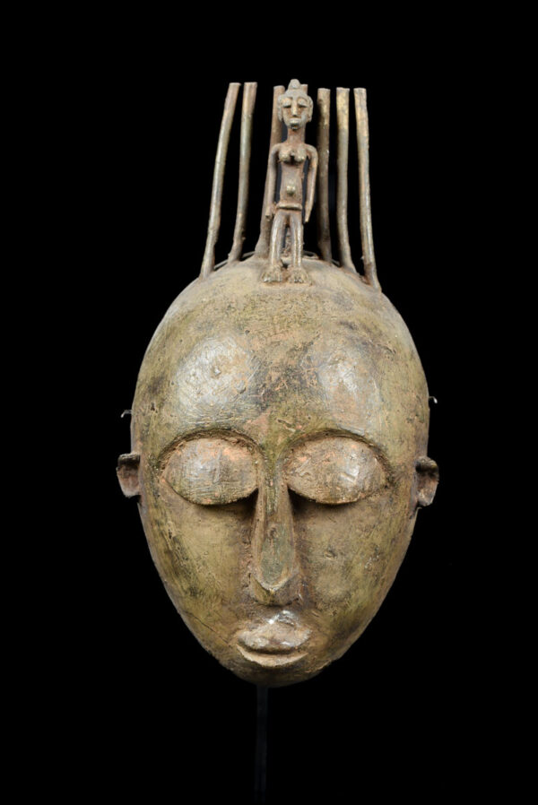 Mask - Bronze - Senufo - Ivory Coast