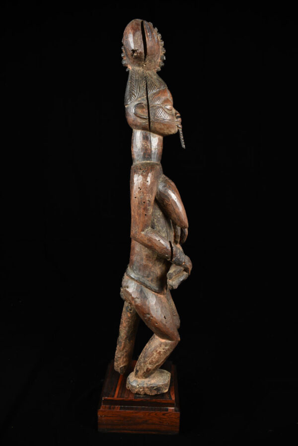 Maternity figure - Wood - Yoruba - Nigeria