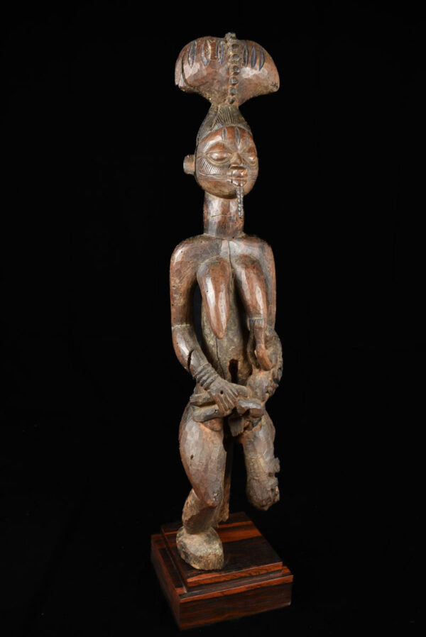 Maternity figure - Wood - Yoruba - Nigeria