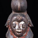 Initiation mask - Wood - Punu - Gabon
