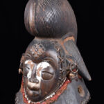 Initiation mask - Wood - Punu - Gabon