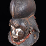 Initiation mask - Wood - Punu - Gabon
