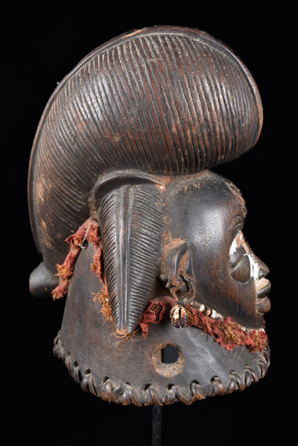 Initiation mask - Wood - Punu - Gabon