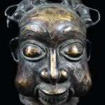 Mask - Bronze - Bamoun - Grassland of Cameroun