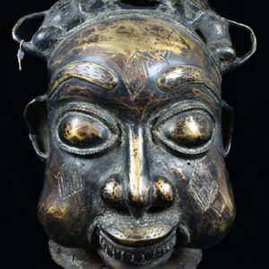 Mask - Bronze - Bamoun - Grassland of Cameroun