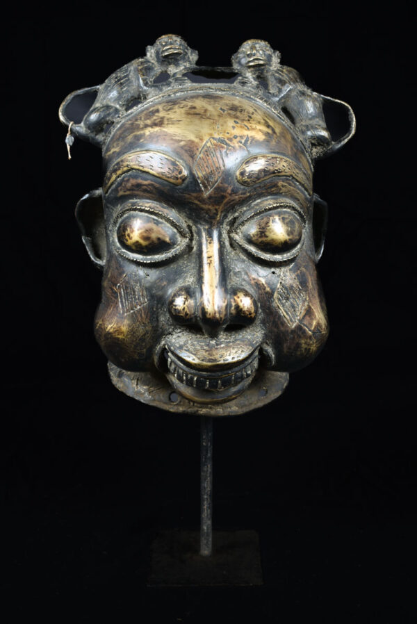 Mask - Bronze - Bamoun - Grassland of Cameroun