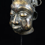 Mask - Bronze - Bamoun - Grassland of Cameroun