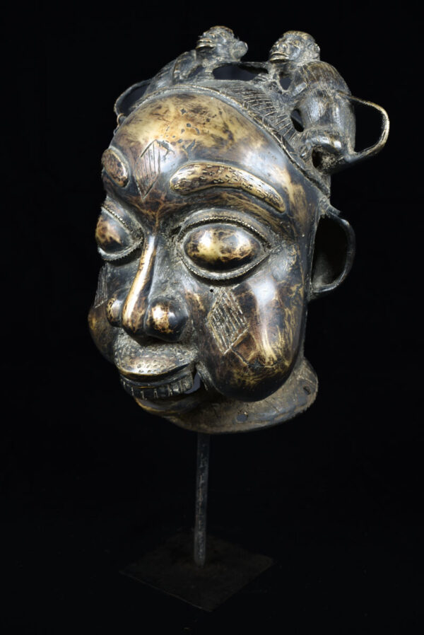 Mask - Bronze - Bamoun - Grassland of Cameroun