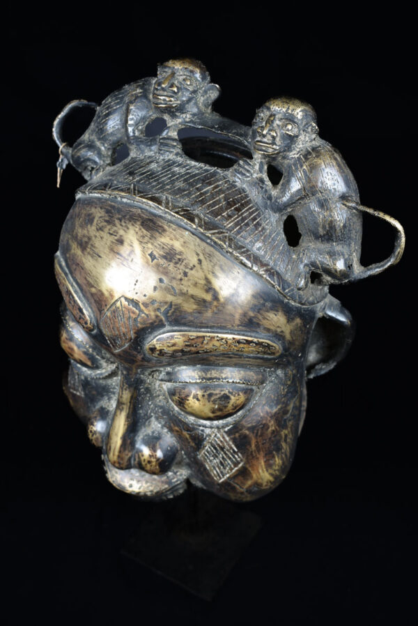 Mask - Bronze - Bamoun - Grassland of Cameroun