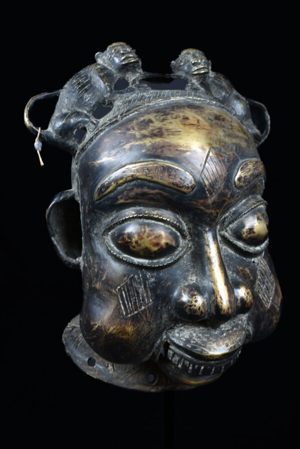Mask - Bronze - Bamoun - Grassland of Cameroun