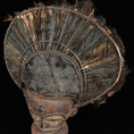 Chihongo Mask - Feathers, Wood - Chokwe - DR Congo