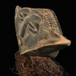 Panya Ngombe mask - Wood, Raphia - Pende - Congo