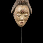 Initiation mask - Wood - Punu - Gabon