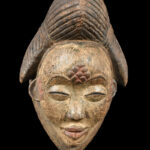 Initiation mask - Wood - Punu - Gabon
