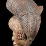 Initiation mask - Wood - Punu - Gabon