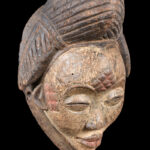 Initiation mask - Wood - Punu - Gabon
