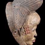 Initiation mask - Wood - Punu - Gabon