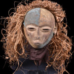 Mask - Wood - Kwese - Gabon