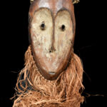 Mask - Wood, Raphia - Lega - Congo