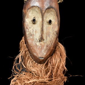 Mask - Wood, Raphia - Lega - Congo