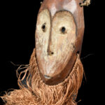 Mask - Wood, Raphia - Lega - Congo