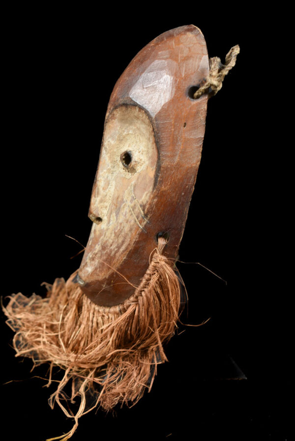 Mask - Wood, Raphia - Lega - Congo