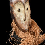 Mask - Wood, Raphia - Lega - Congo