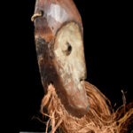 Mask - Wood, Raphia - Lega - Congo