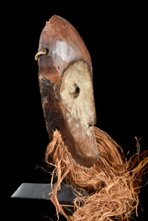 Mask - Wood, Raphia - Lega - Congo