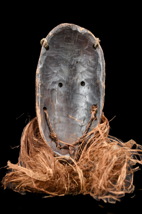 Mask - Wood, Raphia - Lega - Congo