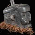 Mask - Wood, Raphia - Binji - Congo