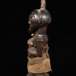 Power Figure - Wood, Horn - Songye - Congo