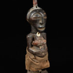 Power Figure - Wood, Horn - Songye - Congo