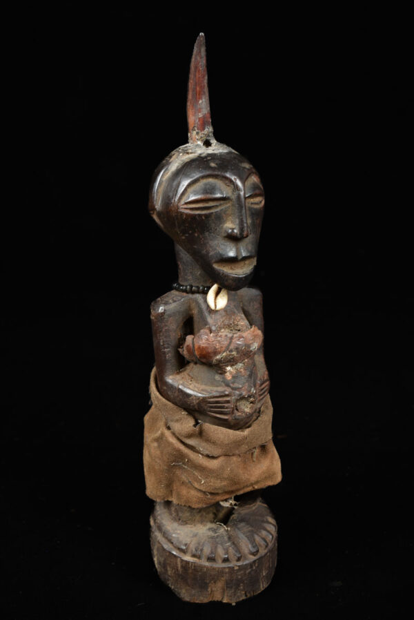 Power Figure - Wood, Horn - Songye - Congo