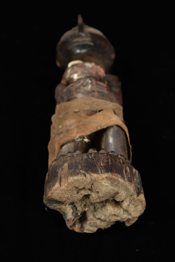 Power Figure - Wood, Horn - Songye - Congo