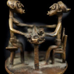 Goldweight figure - Bronze - Ashanti - Ghana